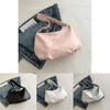 Stylish Large Capacity Black White Pink Silver Tote Bag For Fashionable Students