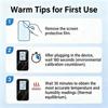 4-in-1 Portable Carbon Monoxide Alarm with Digital Display Plug-in Air Quality Monitor Carbon Monoxide Detector for Homes Apartment Hotel Camping