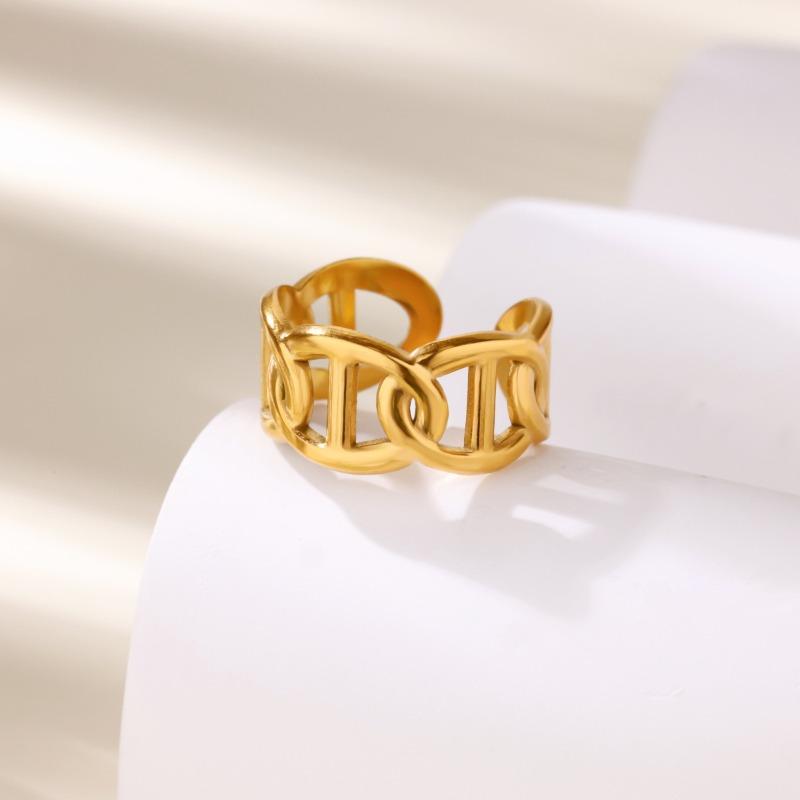 

Личность, креативность, простота, чувство креативного дизайна, открытие из титановой стали k-золота, простой узор с переплетением линий, универсальное кольцо золотой