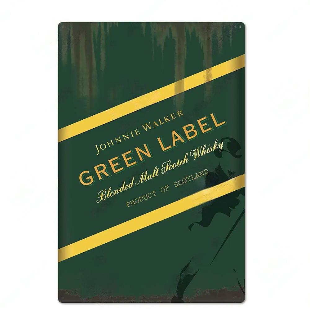 Whiskey Plakate Dekor Metall Vintage Blechschilder Metallschild Wandplakette Dekorativ für Pub Bar Club Man Cave