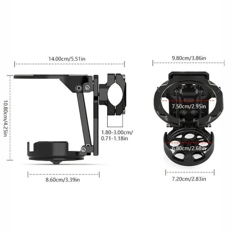 Motorcycle Cup Holder Foldable Motorbike Handlebar Cup Support For Water Cup Bracket Drink Holder Riding Accessories