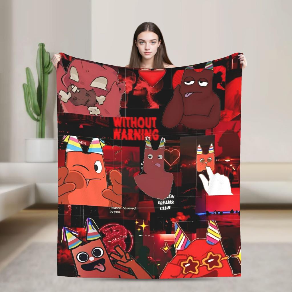 Coperta Giardino di Banban Gioco Horror Coperta Flanella da Picnic per Soggiorno Super Morbida Copriletto di Qualità Regalo