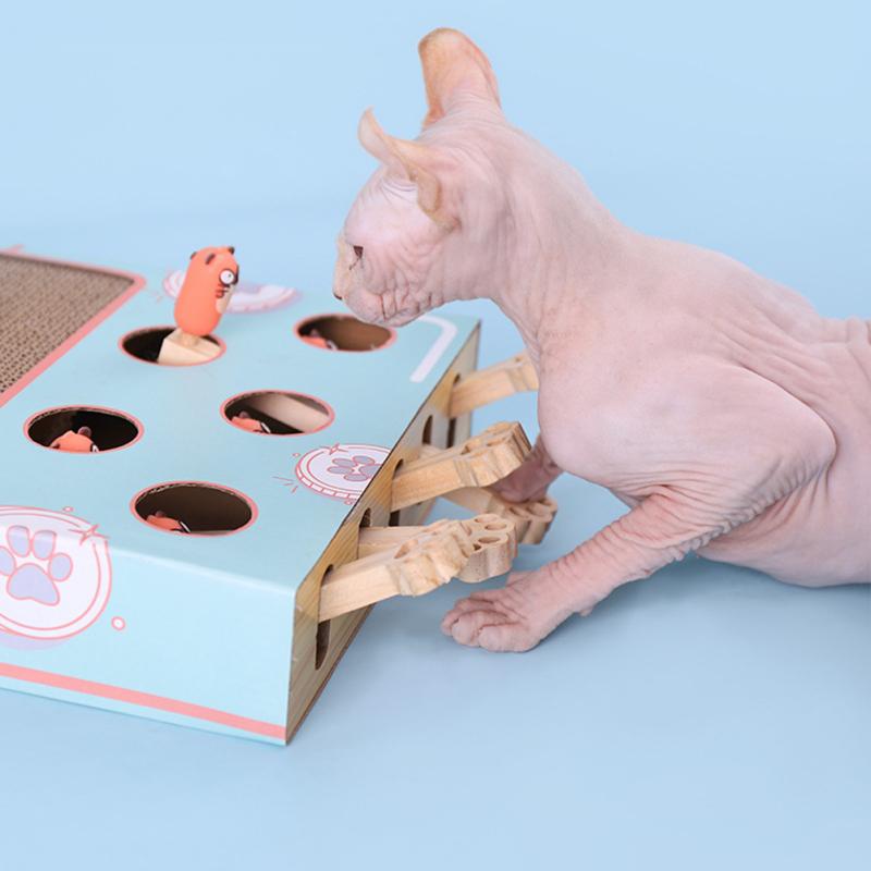 Katze spielt Hamster Spielzeug Hamster Maschine süße Spielzeug für Katze Kätzchen Jagd spielen Kratzen Beißen