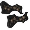 2Pcs Guitar Guard Plastic Pickguard Plate Pack Set Accessory Replacement for Acoustic