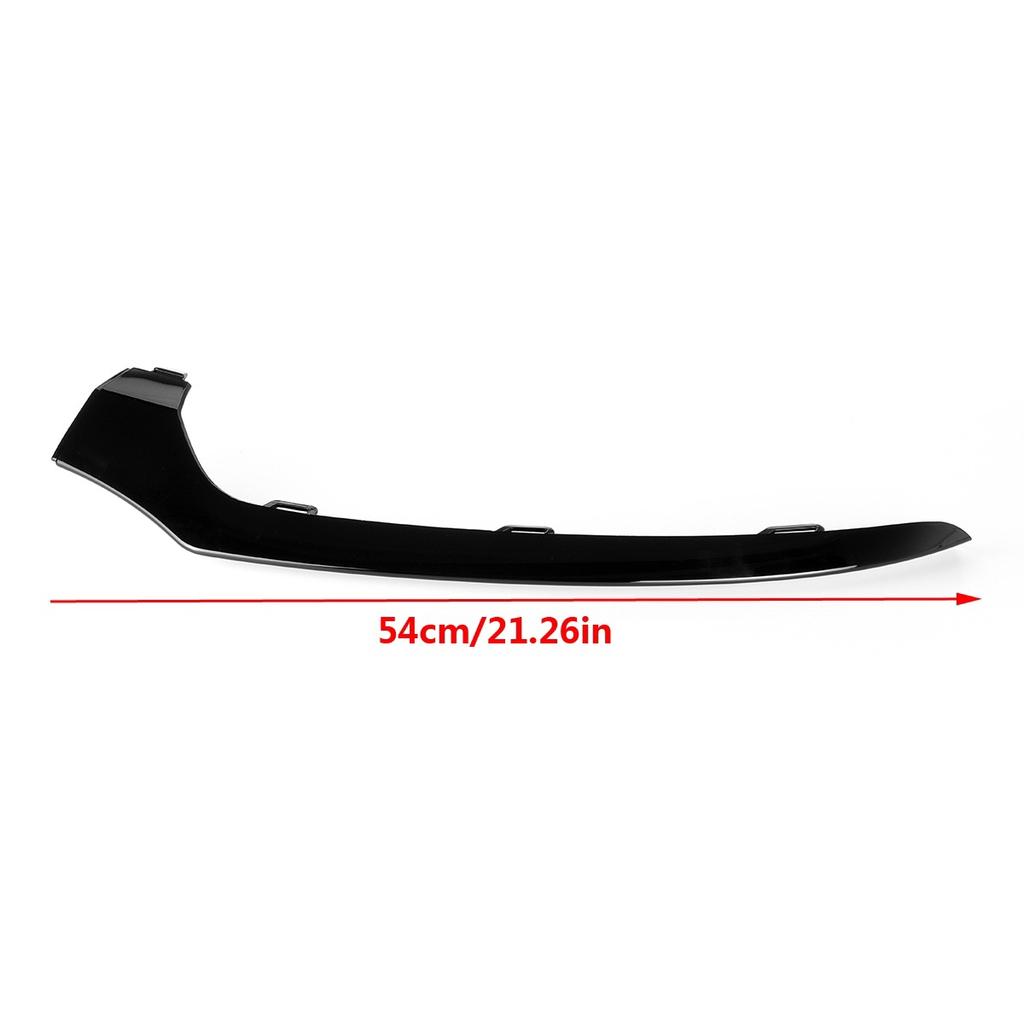 Bumper Car Chrome Front Bumper Lip Lower Splitter Cover Trim Fit for Benz W205 C300 C400 C63 AMG 2058851574 Auto Parts Color : Chrome