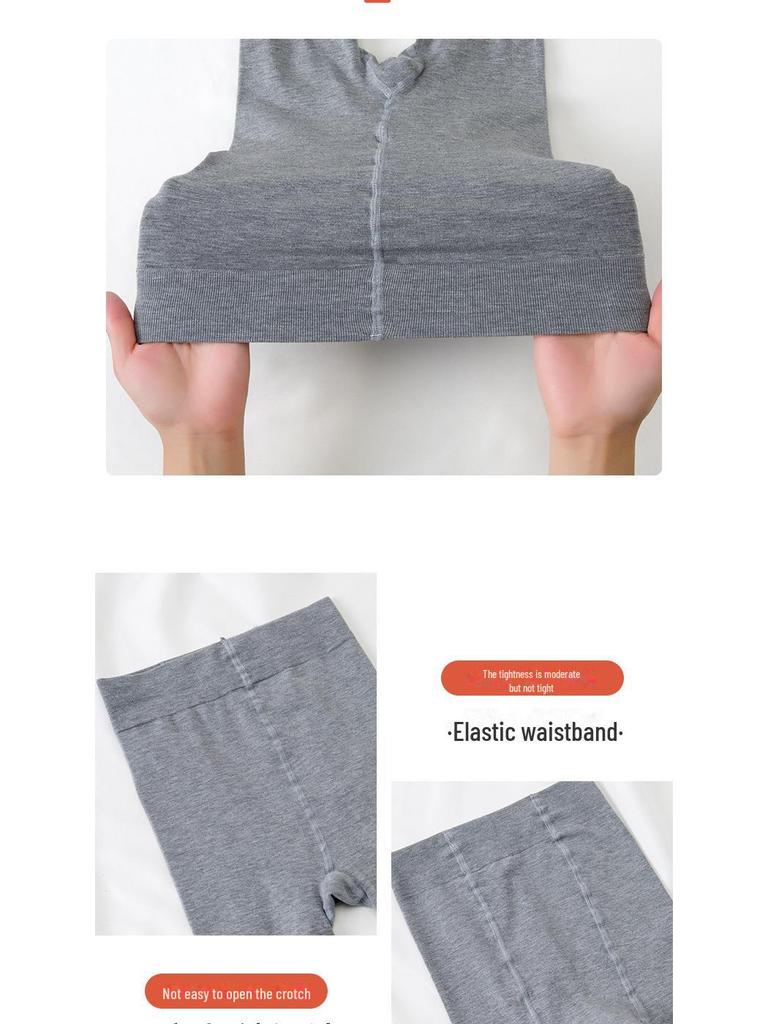 Girls' Spring & Autumn Solid Color Twisted Leggings with Step-on Cotton Dance Socks