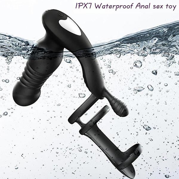 Sex Toys Vibratori anali Dito Massaggio alla prostata Stimolatore della prostata Masturbatore maschile Sex Toys per uomini Gay