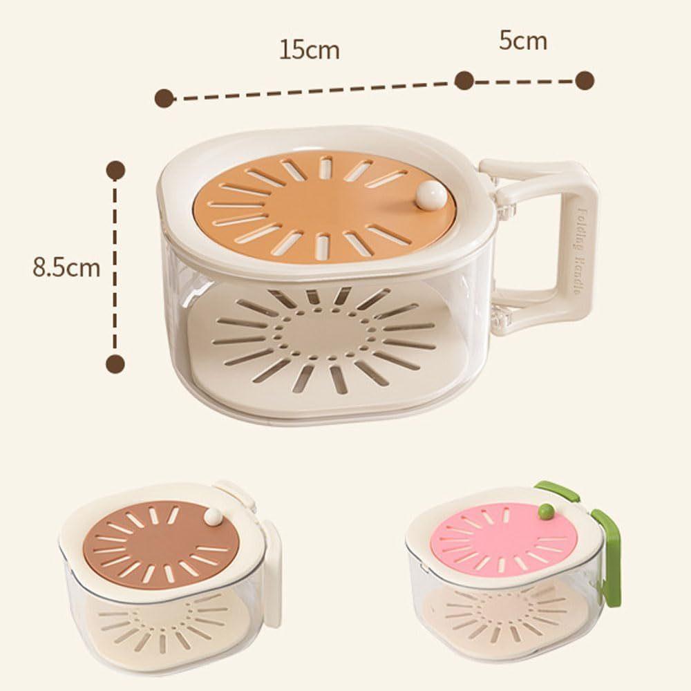 Kitchen Draining Bowl Vegetable Washing Basket, Fruit Vegetable Washing Sink Soup Basket Berry washer, Food strainer cut fruit colander
