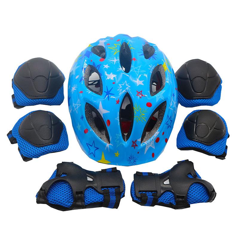 

Roller-smooth Balanced Skateboard Катание на скейтборде Спорт на открытом воздухе Защитный шлем Детская защитная экипировка Защитный шлем Набор из 7 предметов S code