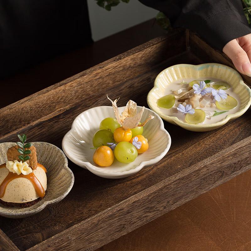 Platos de Postre Cerámicos Estilo Japonés (Juego de 3)