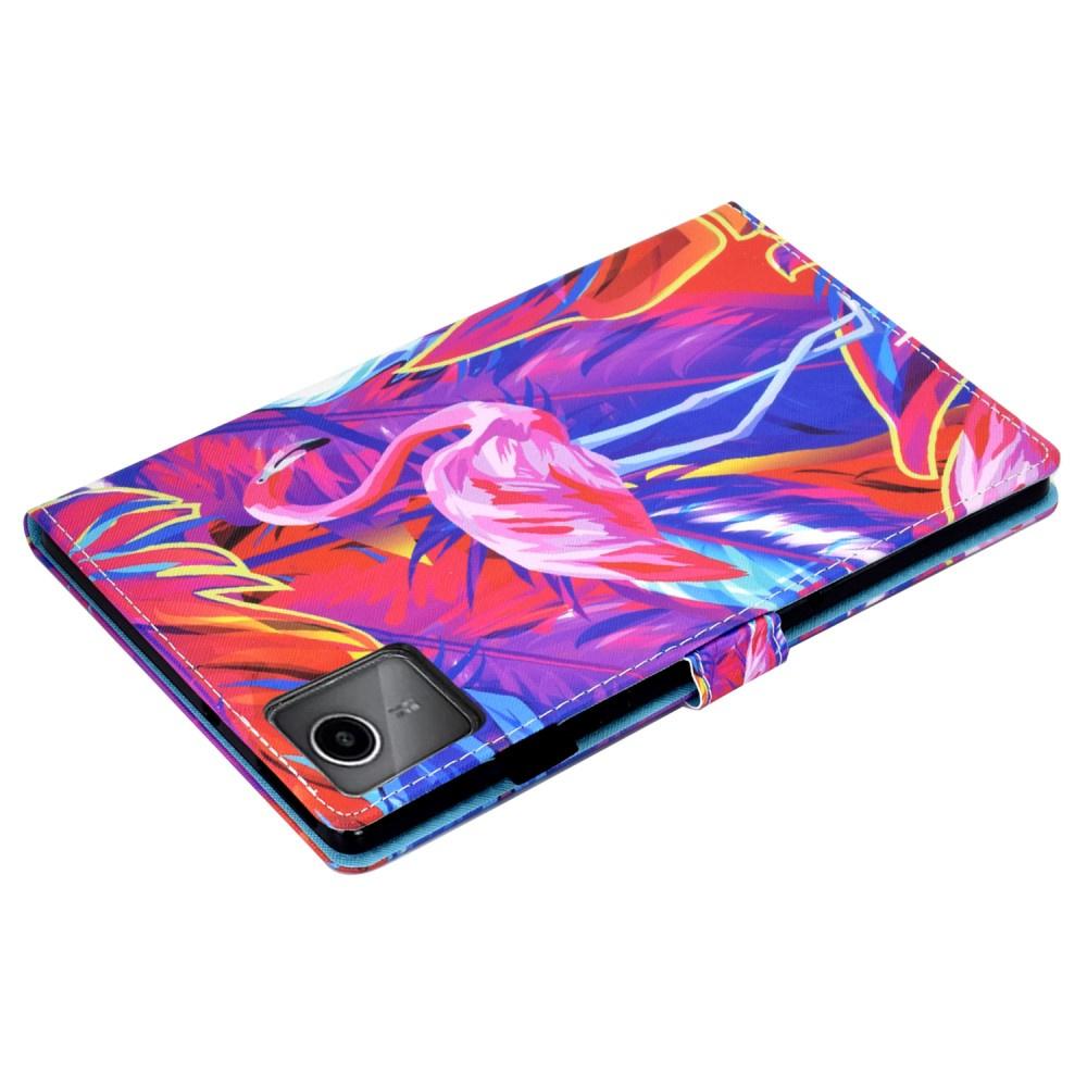 Lenovo Tab M11 case with flap, flamingo
