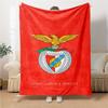 1Pc Benfica Football Crest Blanket For Couch Bed Plush Cozy Fuzzy Blanket Super Soft Warm Blankets For Fall And Winter 0918220