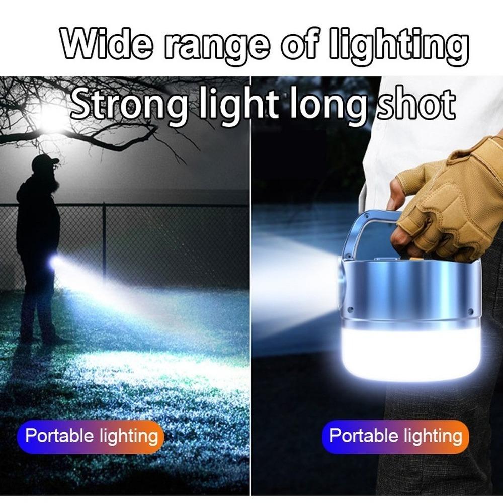 Powerful Camping Lights Solar LED USB Rechargeable Flashlight Outdoor Remote Bulb Tent Lantern Fishing Emergency Light Tourism
