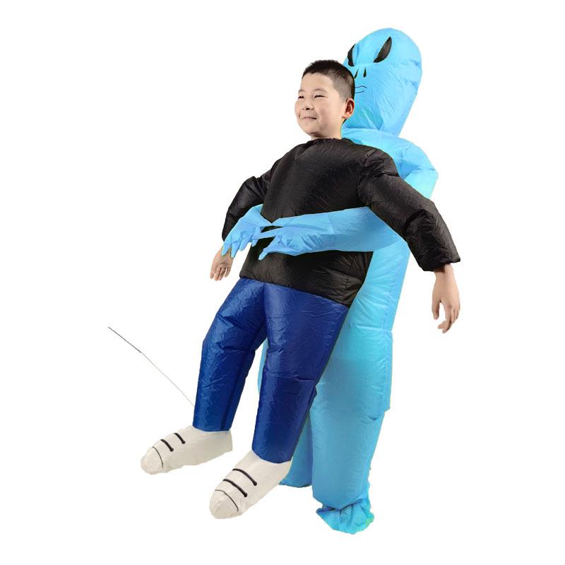 Popular Alien Ghost Hug Inflatable Halloween Costume - Creative and Fun Mascot Cosplay