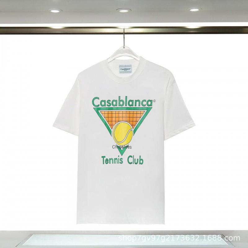 Casablanca Graphic T-Shirt Teen Boys Short Sleeve Loose Fit 2025