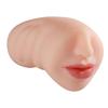 Blowjob Realistic Pornstar Male Masturbator,Real Mouth Deep Throat Oral Sex with Tongue Textured,Stroker Pocket Soft Sex Dolls Play Toy for Adult Men