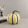 Resin Handicrafts Simulated Pumpkin Sculpture Fun Spotted Little Pumpkin Figurine Halloween Home Decoration Accessories