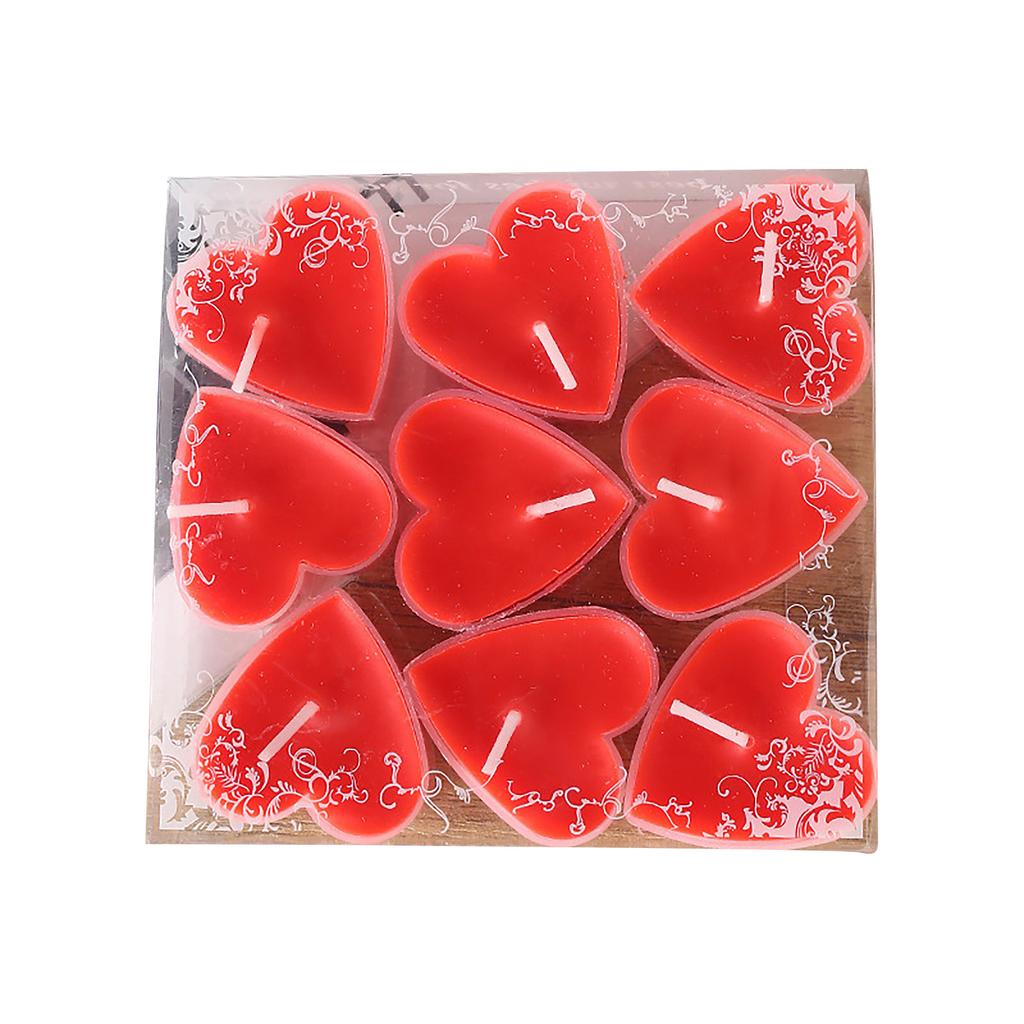 Heart Shaped Rose Scented Candle, Love Candle, Natural Soy Wax Decorative Candle, Wedding Party Birthday Christmas Valentine's Day Candle