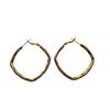 Metal Geometric Square Earrings Earrings Retro Light Luxury Daily High Personality Unique Daily Commuter Earrings