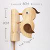 Housewarming Door Knocker Retro Wooden Woodpecker Easy Installation Pendant Doorbell  Gift