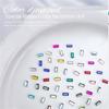 Colorful Rhinestones Nail Art Charms Irregular Nail Art Decorations Pack of 50