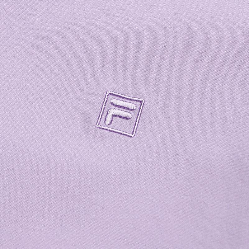 Fila White Series Loose Fit Logo Design Polo Shirt Women Shirts Orchid-Purple F11W523408F-VT