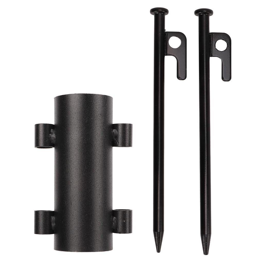 Camping Tent Rod Holder Iron Rust Protection Space Saving Easy Installation Portable Outdoor Awning
