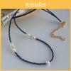 New Style Geometric Pearl Necklace For Women With Vintage Design And Elegant Lock Collar Chain