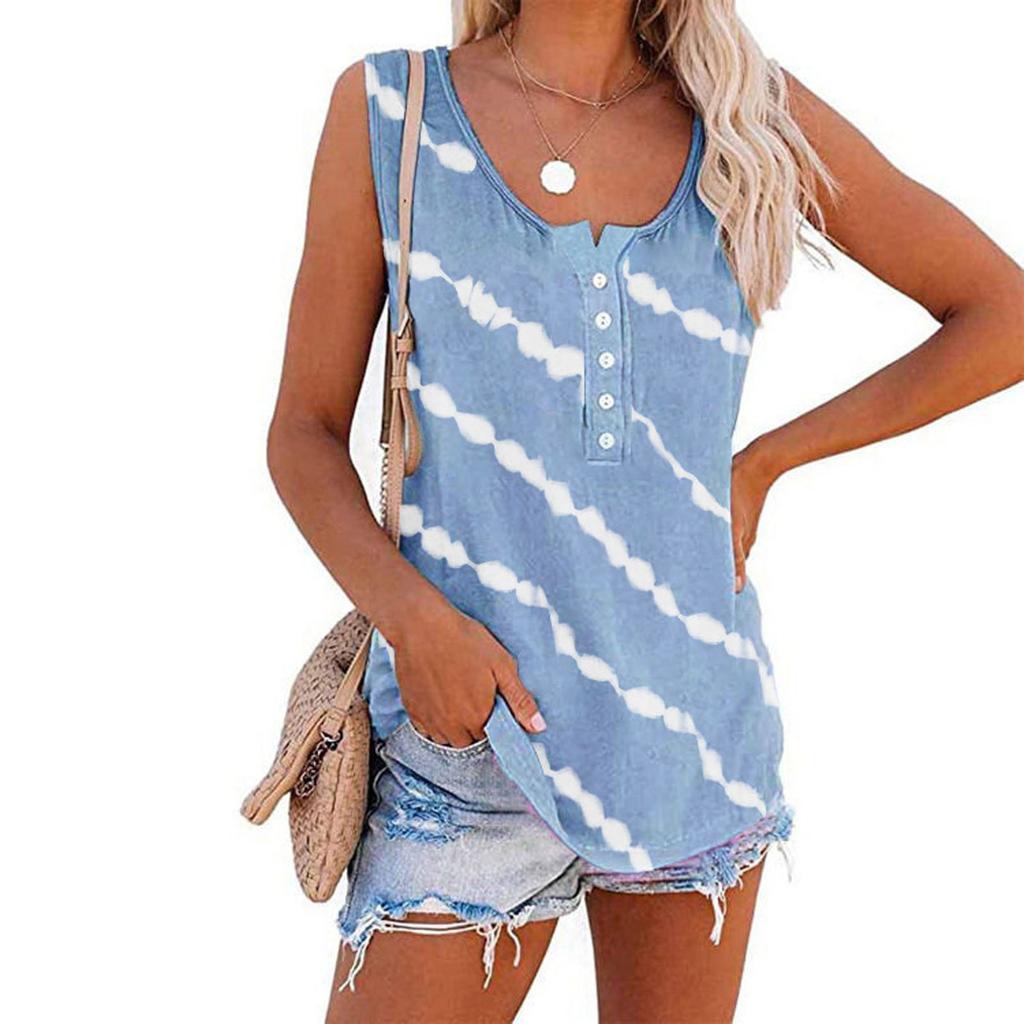 Womens Tie- Tank Tops Sleeveless Scoop Neck Shirt Summer Casual Workout Tees