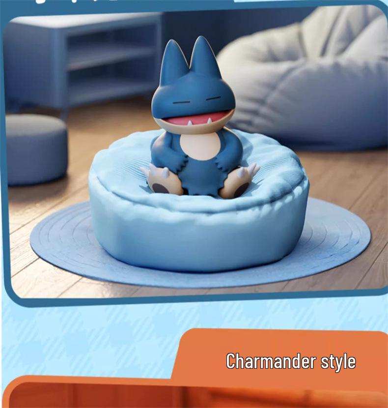 New Genuine Pokémon Leisure Series Sleeping Posture Blind Box Figurines