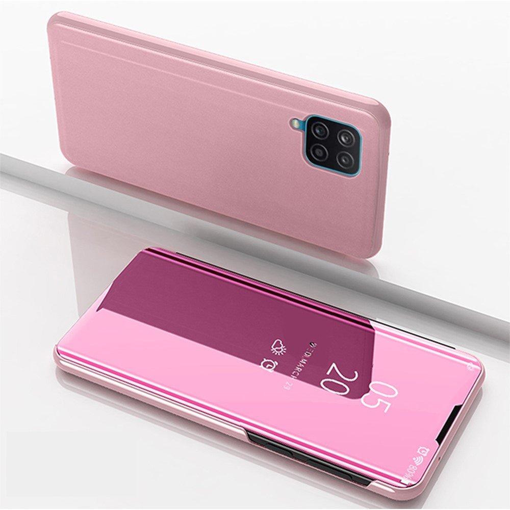Samsung Galaxy A12 / M12 / A12 2021 Clear View Case, Rose Gold