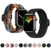 Bracelet de Remplacement Sport en Nylon Tressé à Boucle Coulissante, Accessoire de Poignet Tissé Réglable Pour Apple Watch 42/44/45/46/49mm