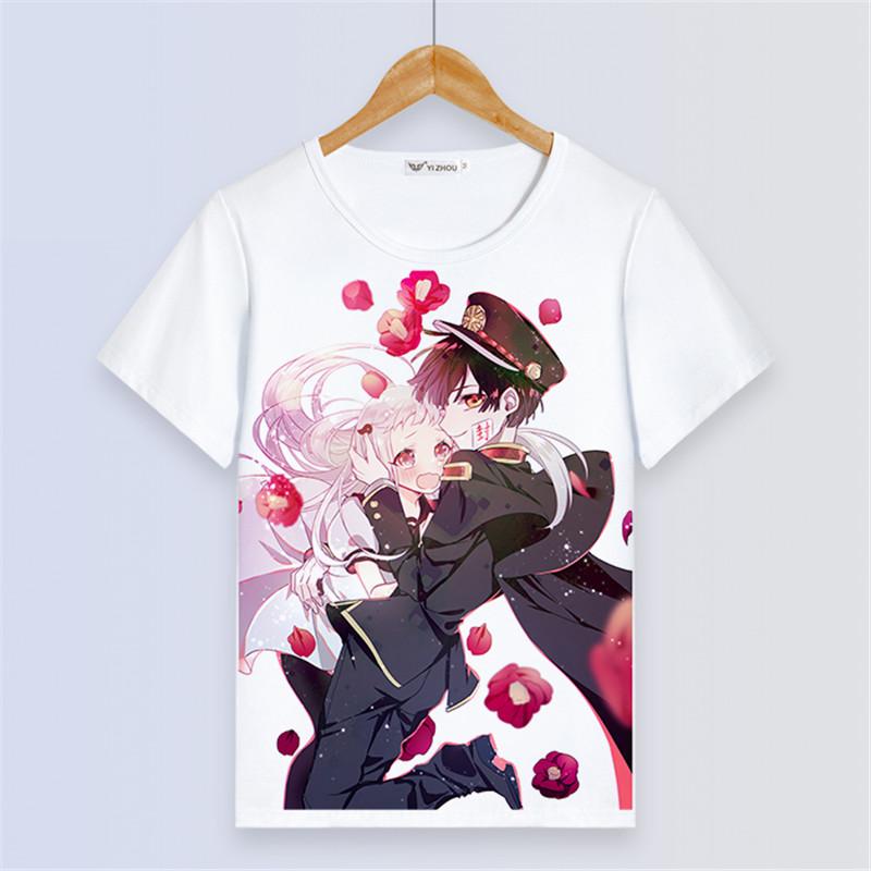 Toilet-Bound Hanako-kun Cartoon Women Cute Tshirt Short Sleeve Tops Women 2020 Summer T-shirts Harajuku Couple Clothes