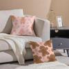 cute Gingerbread print Cushion Cover Throw Pillow Cover Hidden Button Durable Polyester Chair Cushion
