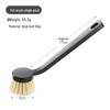 Japanese Long-Handled Non-Scratch Pot Brush for Stain and Oil Removal