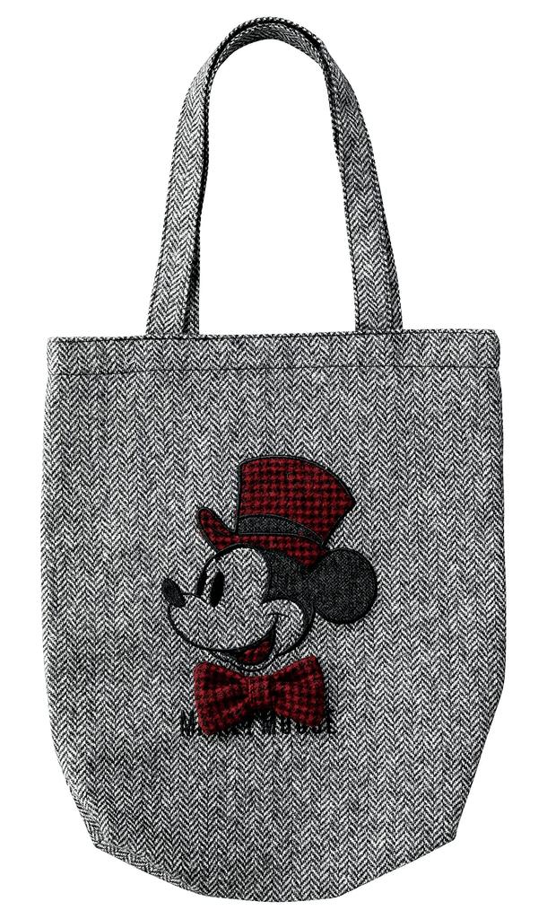 Marushin Disney Mickey Mouse Big Hat Tote Bag, H35 x W32 x D8cm, Made with Wool Fabric by MOON, UK, Product Number: 2335017900
