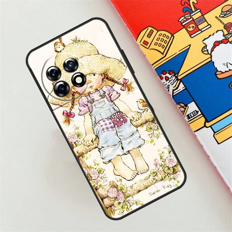 Sarah Kay pattern Case For OnePlus 10T 8T 12R 10R 9R 12 11 10 9 Pro Nord CE 4 2 Lite N10 N20 N30 Nord 3 Cover