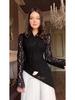 Spring 2025 Elegant Retro Long Sleeve Waist-Cinching Dress
