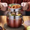 2 Layer Insulated Lunch Box 1200/1500ML Thermos Soup Jar Portable Thermal Food Container  School