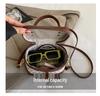 2025 Korean Style Printed Letter Women's Crossbody Bucket Bag - Spring Fashion