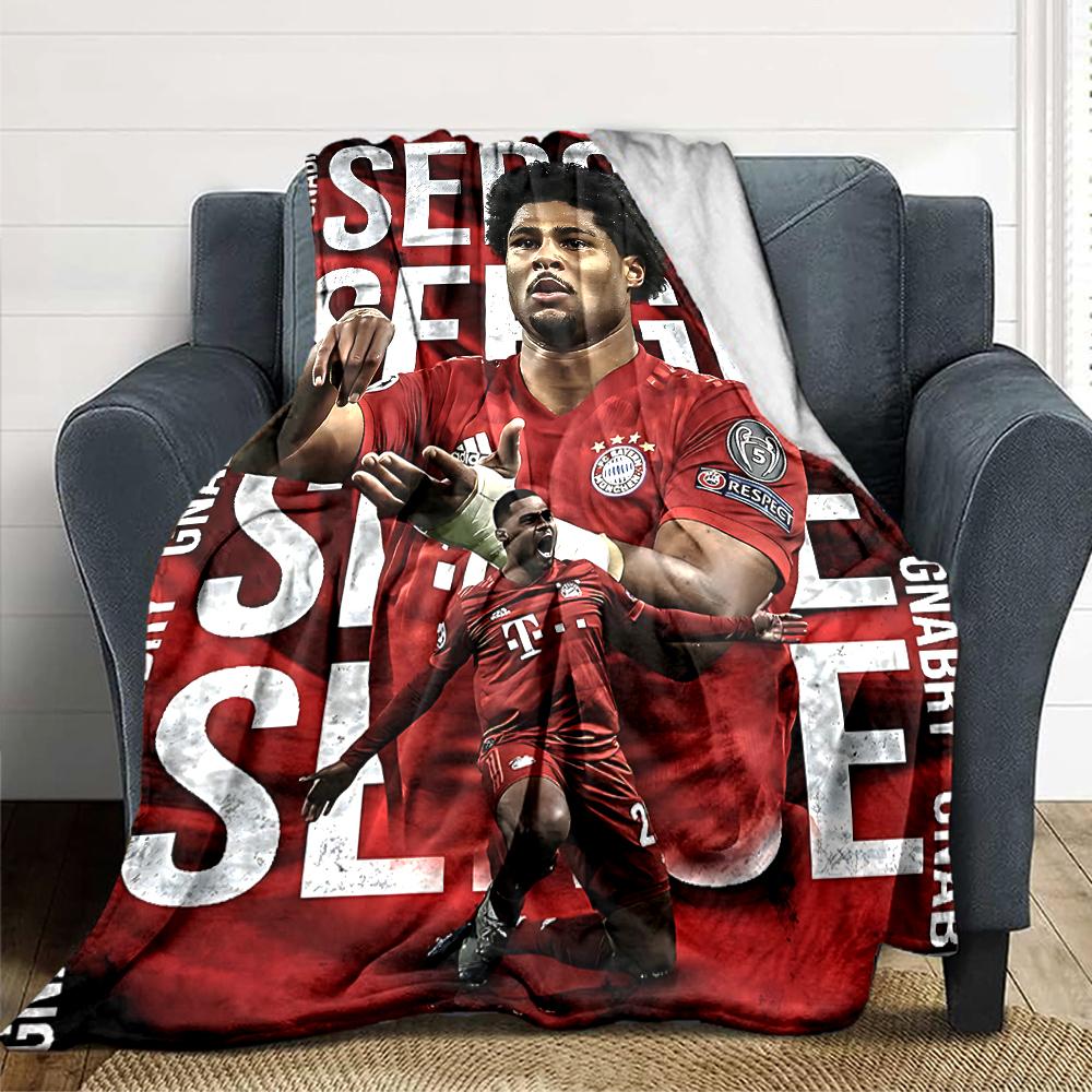 Soccer Celebration Moment Blankets Flannel Printed Breathable Warm Throw Blanket for Home Office Bedspreads 0708a70