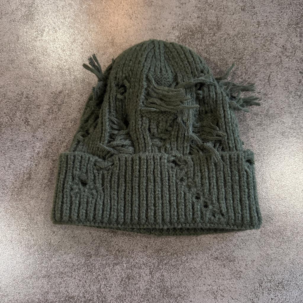 Knit No Brim Cap Men Women Warm Wool Beanie Autumn Winter Casual Wear Decoration