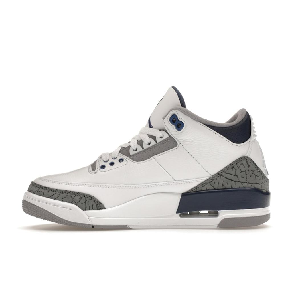Air Jordan 3 Retro Půlnoční námořnická pánské tenisky Bílá Cementově šedá Černá CT8532-140
