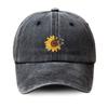 Adjustable Denim Cotton Baseball Hat With Sunshade And Windproof Features For Men Women