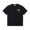 2023 Cross-border European and American Trendy Brand RHUDE Micro-standard Rainbow Square Circle Printed Short-sleeved T-shirt Men's and Women's High 