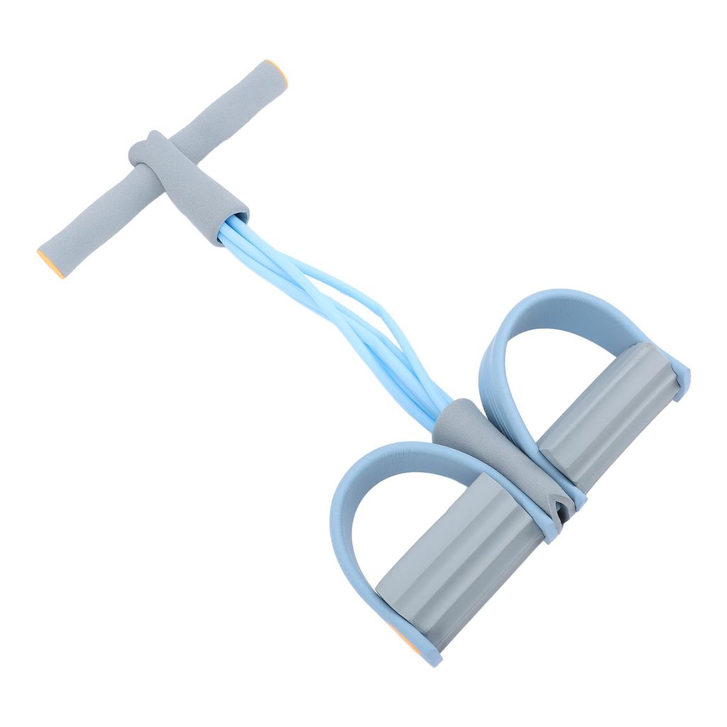 Multifunction Tension Rope 6 Tube Elastic Pedal Puller Resistance Band Fitness Equipment for Abdomen Waist Arm Leg