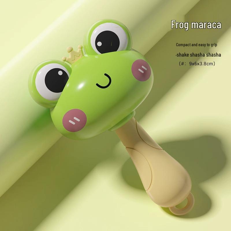 Newborn Baby Hand Rattle Soothing Maraca - Visual Tracking & Grip Training, Early Education Toy for Ages 0-1