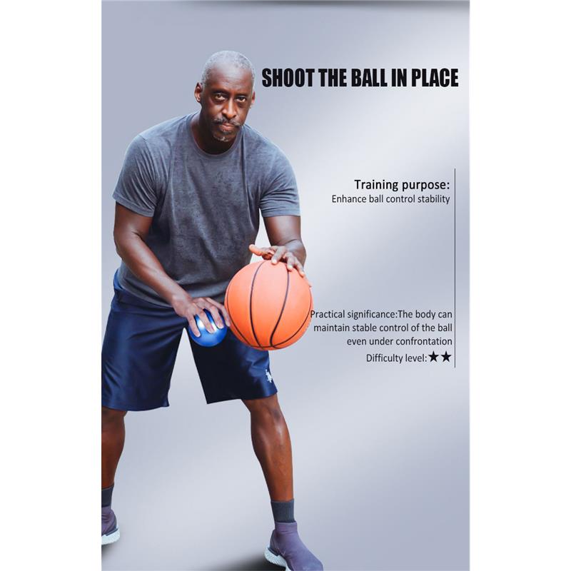 Children's Soft Sand Inflatable Mini Ball Basketball Training Exercise Weighted Jump Ball For Agility Speed Reaction Dribbling Control Training