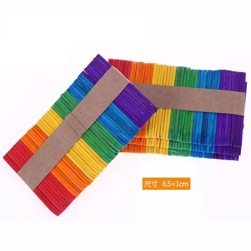 Lollipop Mold Accessories Wooden Popsicle Sticks DIY Wooden Sticks Ice Cream Sticks DIY Hand Crafts