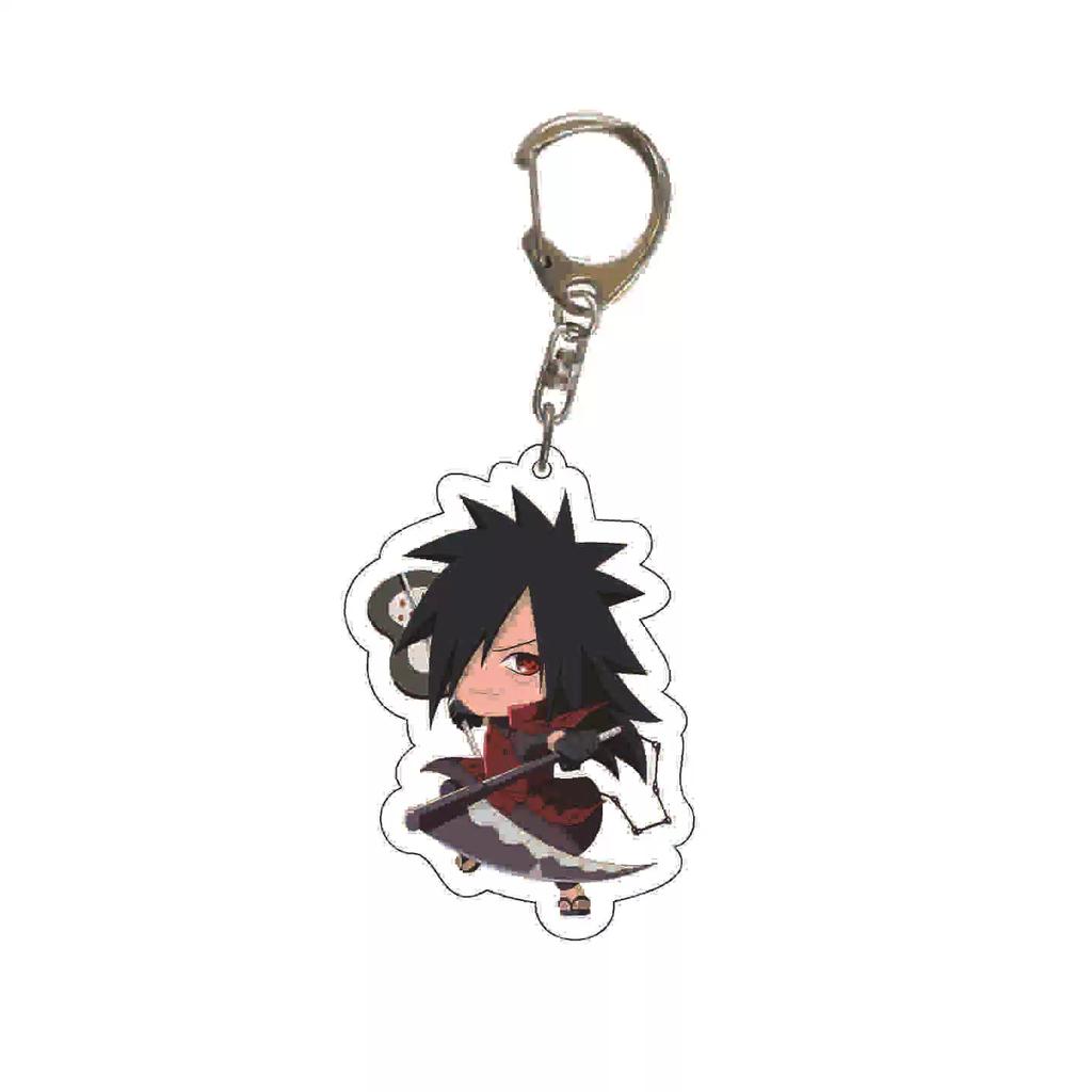 Llavero acrílico de Anime Naruto, accesorio, llavero de dibujos animados de Uzumaki Naruto